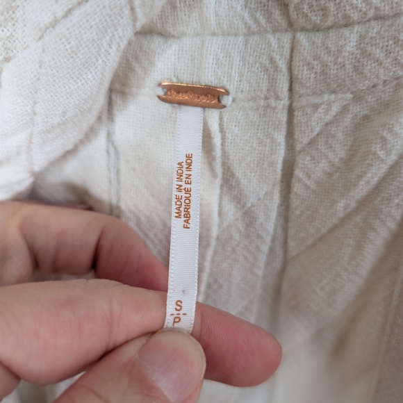 Free People Wide Leg Overalls - Picture 2 of 7